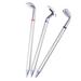 3pcs Creative Aluminum Alloy Ballpoint Pens Club Ballpoint Pen Gift Set