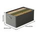 PRINxy Foldable Closet Storage Box 2023 Upgraded Clothing Storage Bins With Metal Frame Thickened Foldable Cationic Fabric Storage Bins Large Storage Bins With Gray XXL