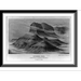 Historic Framed Print Cathedral Rock south peak of Guadalupe Mountains El Paso Co. Texas.Middleton Wallace & Co. Cincinnati O. 17-7/8 x 21-7/8