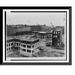 Historic Framed Print James Weldon Johnson Houses covers from 112 to 115 St. - Park to 3rd Ave. looking south east across area.World-Telegram photo by Al. Aumuller. 17-7/8 x 21-7/8