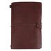 Vintage PU Leather Travel Notebook Personalized Refillable Journals Lined Paper Classic Diary Planner Writing Notepad Pocket Note Book for Men Women Dark Brown