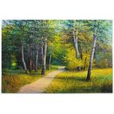 SKYSONIC 500PCS Jigsaw Puzzles Oil Painting Forest Landscape Adult Children Intellective Toy Puzzles Game Modern Home Decoration