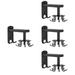 4 Sets Kitchen Swivel Hook Kitchen Appliances Coat Hanger Wall Hook Storage Hooks Utensil Hanger under Cabinet Hook