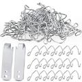 Pack of 102 T Post Wire ClipsT Post Clips Fence Wire Tension Tool for Attaching Fence Wire T Posts Wire Clip