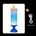 LED Decorative Light Christmas Candle USB Battery Dazzling Crystal Night Light