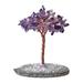 KQJQS Natural Quartz Crystal Money Tree Natural Healing Crystal Bonsai Tree