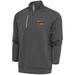 Men's Antigua Pewter Pepperdine Waves Generation Quarter-Zip Top