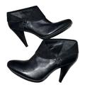 Coach Shoes | Coach Annika Black Leather + Suede Ankle Boots Size 9,5 B | Color: Black | Size: 9.5