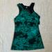 Lululemon Athletica Tops | Lululemon Mash Up, Asymmetrical Tank Top With Matching Sports Bra | Color: Black/Green | Size: 4