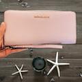 Michael Kors Bags | Mk Michael Kors Leather Wallet Blush Kors Wallet Soft Pink Blush Leather Nwt | Color: Pink | Size: Os