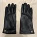 Coach Accessories | Coach Women’s Genuine Sheep Leather Touch Screen Gloves. | Color: Black | Size: Os