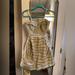 Anthropologie Dresses | Anthropologie Size 2, Strapless Yellow Striped Dress. | Color: Yellow | Size: 2