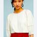 Anthropologie Tops | Anthropologie / Current Air Balloon Sleeve Top | Color: Cream/White | Size: S