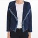 Anthropologie Jackets & Coats | Anthropologie Ag Jean Fringe Raw Hem Jacket Sz Medium. Nwt | Color: Blue | Size: M