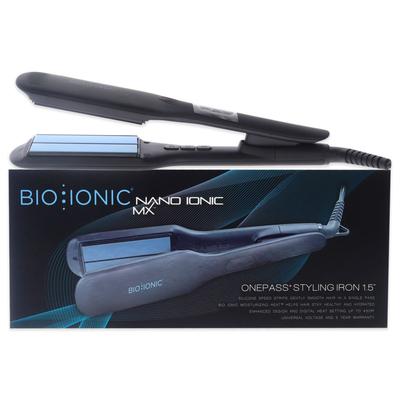 Onepass Nanoionic MX Styling Iron - Black Z-FGTST-OP-1.5LM by Bio Ionic for Women - 1.5 Inch Flat Ir