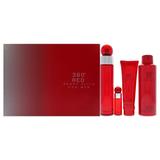 360 Red by Perry Ellis for Men - 4 Pc Gift Set 3.4oz EDT Spray, 6oz Body Spray, 3oz Shower Gel, 7.5m