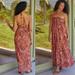 Anthropologie Dresses | Anthropologie By Anthropologie Flirty Shine Maxi Dress New Raspberry Color | Color: Pink/Red | Size: L