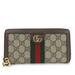 Gucci Accessories | Gucci Round Long Wallet 523154 Offdia Gg Marmont Sherry Supreme Brown Beige P... | Color: Brown | Size: Os