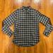 J. Crew Shirts | Nwt J. Crew Black/Gray Checkered Flannel Button Down With Brown Elbow Patches | Color: Black/Gray | Size: M