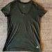 Adidas Tops | Climalite Army Green Adidas V-Neck T-Shirt | Color: Green | Size: L