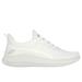Skechers Women's BOBS Sport Geo - New Aesthetics Sneaker | Size 7.5 | Off White | Textile/Synthetic | Vegan | Machine Washable