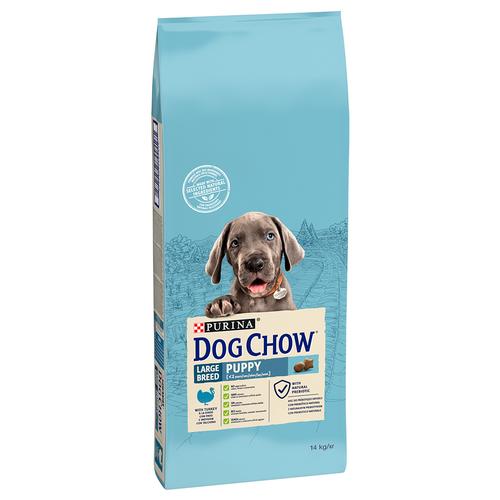 14kg Purina Dog Chow Puppy Large Breed Turkey Hundefutter trocken