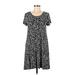 Old Navy Casual Dress: Black Paisley Dresses - Women's Size Medium