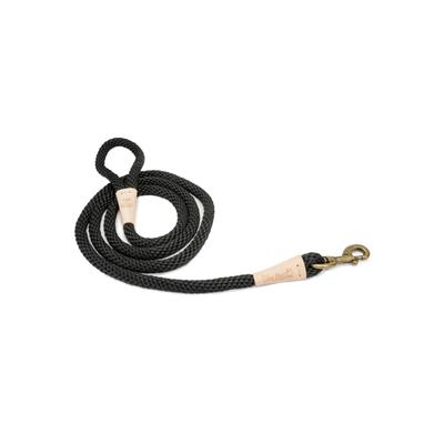 King Buck EZ-Connect Rope Leash Black 6 foot KB-RL-BLK-6-1