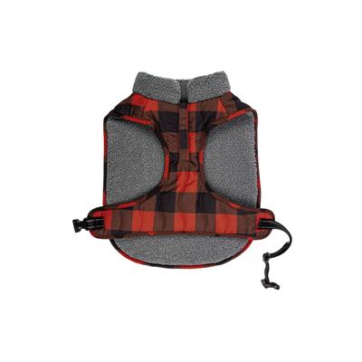 King Buck Quilted Dog Jacket Buffalo Red M/L KB-QJ...