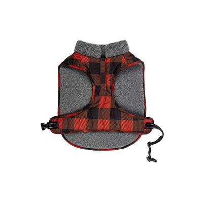 King Buck Quilted Dog Jacket Buffalo Red M/L KB-QJKT-RDBFL-M/L-1