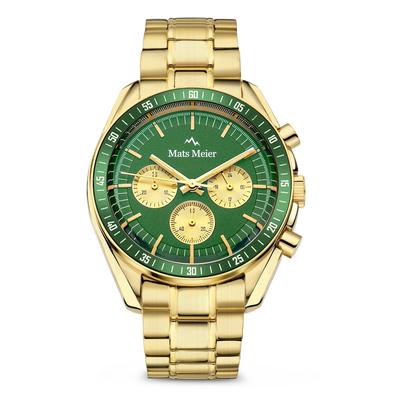 Mats Meier Herrenuhr Arosa Racing gold - edelstahl Gold Herren Image