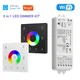 TUYA-Kit de contrôleur LED WiFi 5 en 1 RF 2.4G panneau tactile mural en verre RGBCCT contrôle de