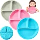 Assiette en silicone anti-chute pour bébé tasse à ventouse bols d'alimentation pour enfants