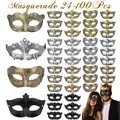 Masques de masade de couple vintage pour hommes et femmes masque de carnaval vénitien en vrac