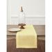 Solino Home Classic Hemstitch - 100% Pure Linen Table Runner Linen in Yellow | 108 W x 14 D in | Wayfair SH999HSTR108YE