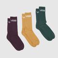 Vans multi classic crew sock 3 pack