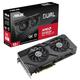 ASUS Dual Radeon RX 7700 XT OC Edition 12GB GDDR6 Gaming Grafikkarte (AMD Radeon RX7700XT, PCIe 4.0, 1x HDMI 2.1, 3X DisplayPort 2.1, DUAL-RX7700XT-O12G, schwarz)