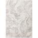 Zoete 5' x 7' Modern Light Gray/Gray/Light Brown Area Rug - Hauteloom