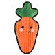 Jouet TIAKI Happy Carrot pour chien - L 29 x l 14 x H 6,5 cm