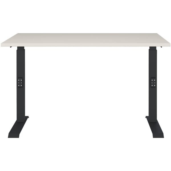 Germania-Werke Schreibtisch höhenverstellbar (manuell) »Downey« 120 cm schwarz, 120x91x80 cm Image