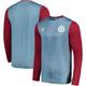 "Aston Villa Castore Players Training Top - Long Sleeve Blue"