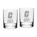 Charlotte 49ers Class of 2024 14oz. Two-Piece Classic Double Old Fashioned Glass Set