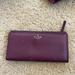 Kate Spade Bags | Kate Spade Checkbook Wallet | Color: Purple | Size: Os
