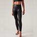 Athleta Pants & Jumpsuits | Athleta Ultra High Rise Elation Tight In Color Black Shine - Size Small | Color: Black | Size: S