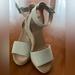 J. Crew Shoes | Jcrew Open Toe Espadrille Wedge Sandals | Color: Cream | Size: 6.5