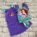 Disney Swim | Disney Princess The Little Mermaid Ariel Swimsuit & Coverup Sz 18 Months | Color: Green/Purple | Size: 18mb