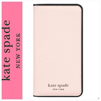 Kate Spade Cell Phones & Accessories | Kate Spade Google Pixel 8 Protective Wrap Folio Case- Pale Vellum/Black | Color: Black/Pink | Size: Os