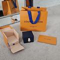 Louis Vuitton Jewelry | Louis Vuitton Leather Jewelry Box, Outer Box With Drawer, Bag & Receipt Holder | Color: Blue/Orange | Size: Os