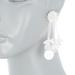 Kate Spade Jewelry | Kate Spade New York Vibrant Life Sequin Earrings | Color: Silver | Size: Os