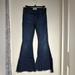 Free People Jeans | Free People Raw Hem Flare Jeans | Color: Blue | Size: 28